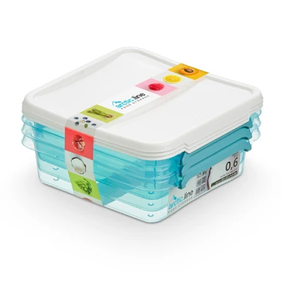 Zestaw 3 pojemników Orplast Arctic.Line 0,6 l