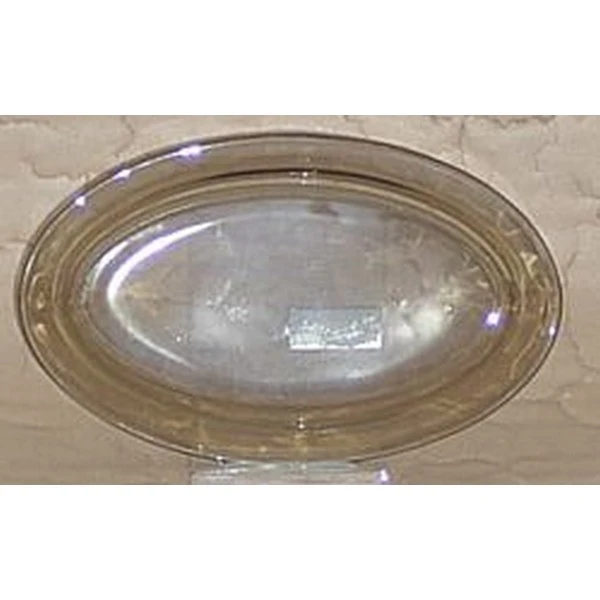 Talerze owalne 22 cm dymne
