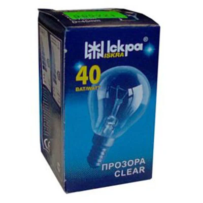 Żarówka kulka E14 Rmax 230-40 Clear