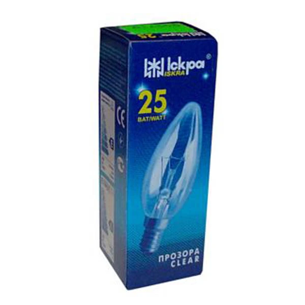 Żarówka RMAX świeczka E14 230-25 clear
