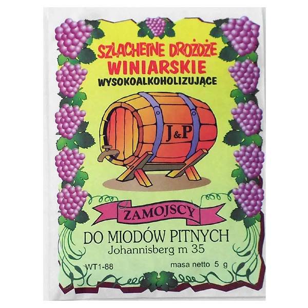 DROŻDŻE DO MIODÓW PITNYCH WINIARSKIE WINO PIWO SPIRYTUS DO 25 L 10 SZT