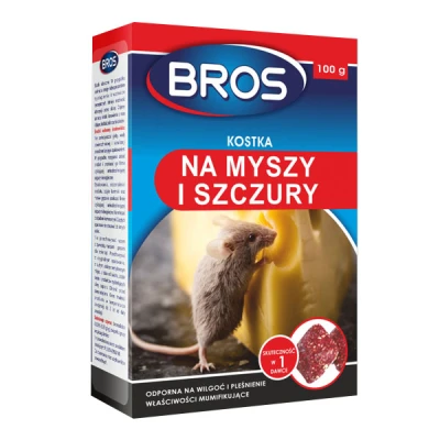 Kostka na myszy i szczury BROS 100 g