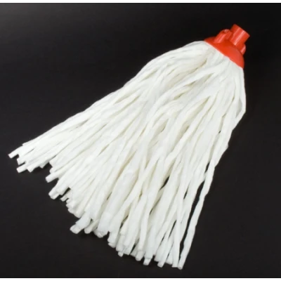 MOP SZNURKOWY KOŃCÓWKA MOPA ZAPAS TRWAŁY ERGONOMICZNY 200g BIAŁY