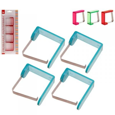 Klipsy do obrusu Excellent Houseware stal nierdzewna, plastik