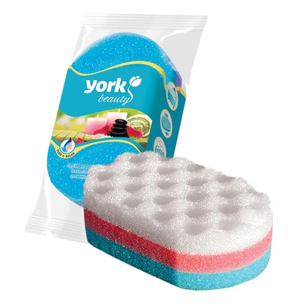 Gąbka masażowa YORK TĘCZA 14,5 x 9,5 x 5 cm