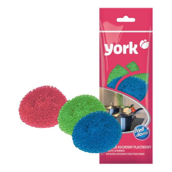 Zmywak plastikowy YORK 8 x 9 x 8 cm 3 el.