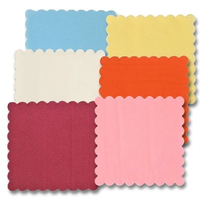 Serwetki gastronomiczne GAJO zielone 15 × 15 cm
