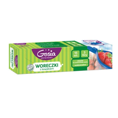 Woreczki z suwakiem Gosia 3 l