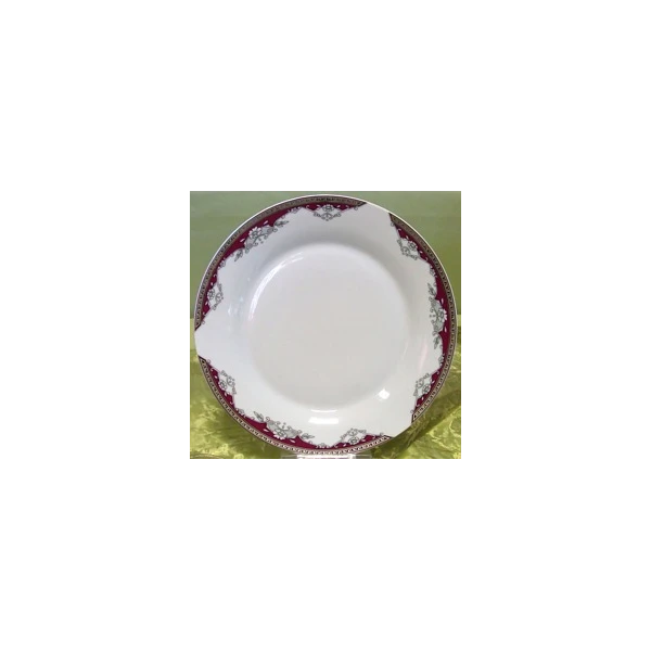 TALERZ PŁYTKI 24CM *BORDO PL.*