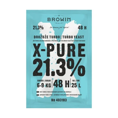 DROŻDŻE GORZELNICZE TURBO DO ALKOHOLU BIMBRU MOCNE 21 PROCENT 135G