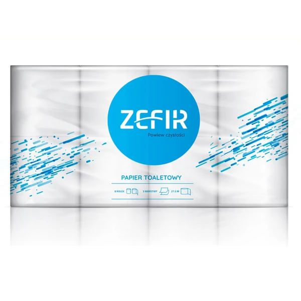 Papier toaletowy Zefir 3 warstwy 27,5 m