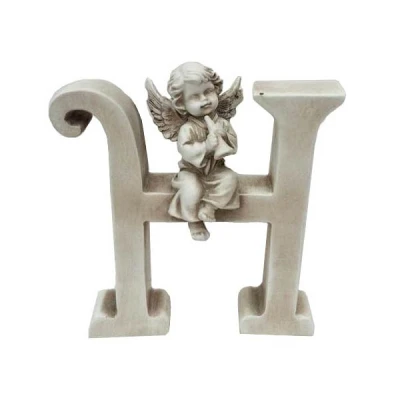 Figurka aniołek Tom 13 cm litera H AZ39