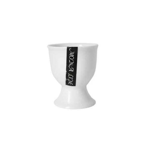FENIKS-KIELISZEK DO JAJ *MONA* BIAŁA PORCELANA