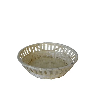 FEN-KOSZYK OKRĄGŁY BAMBUS *BK-07* 25X25X5