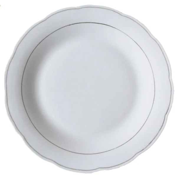 MONDEX-TALERZ 18CM DESER PASEK SREBRNY JSD-SB004-DP7