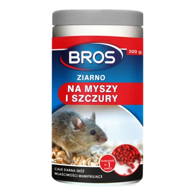 Ziarno na myszy i szczury BROS 300 g