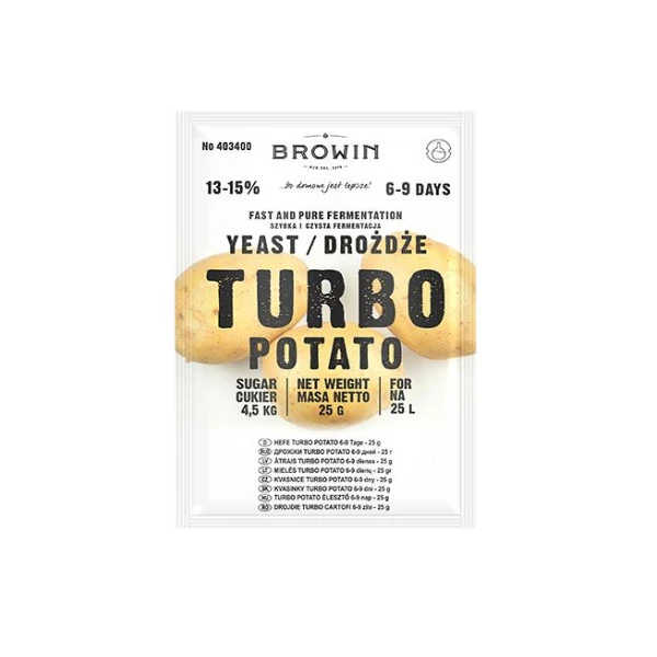 BROWIN-DROŻDŻE GORZELNICZE TURBO POTATO 403400