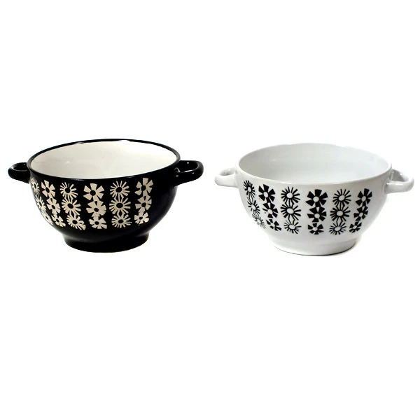 CH-MISKA CERAMICZNA KOLOR Z USZAMI 6327
