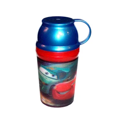 CZ-BUTELKA Z KUBKIEM 300ML *CARS* 4368