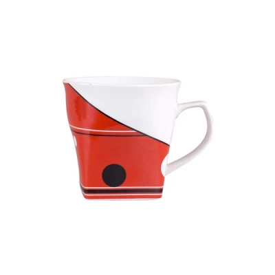 CZ-KUBEK SQUARE CZERWONY 450ML