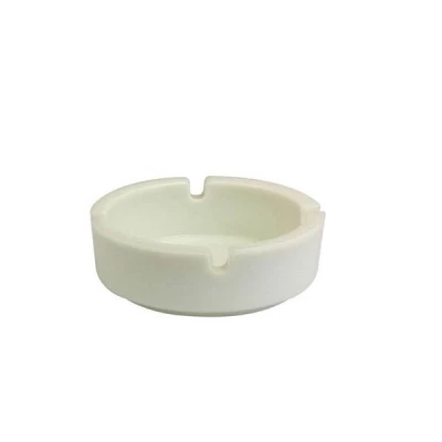 CZ-POPIELNICZKA SZKLANA BIALA 10,5CM