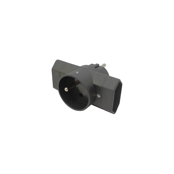 ELGOTECH-ROZGAŁĘŹNIK 1WT Z/U+2WT B/U CZARNY R-21-2