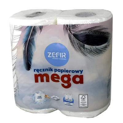 Ręczniki papierowe Zefir Mega 20 mb 2-warstwowe