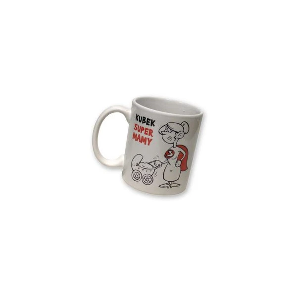 KUBEK PORCELAN.*SUPER MAMA*