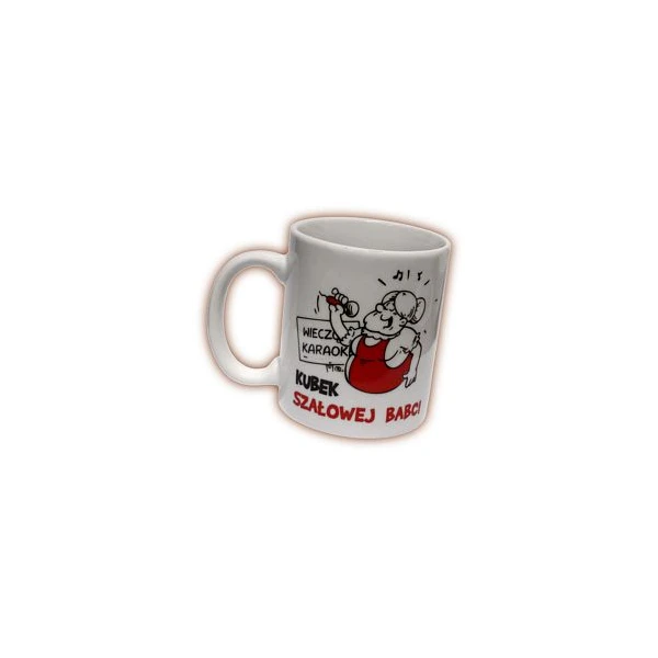 KUBEK PORCELANA *SZAŁOWEJ BABCI*