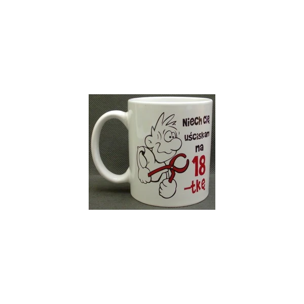 KUBEK PORCELANOWY *18 UŚCISK*