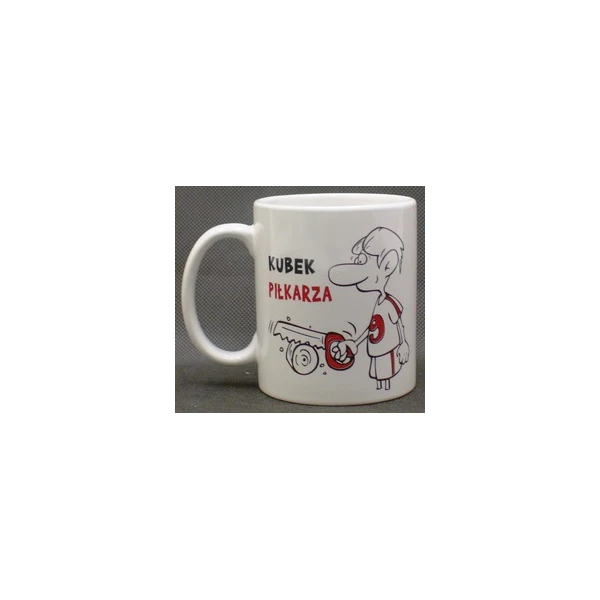 KUBEK PORCELANOWY *PIŁKARZA*