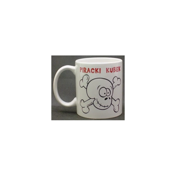 KUBEK PORCELANOWY *PIRACKI*