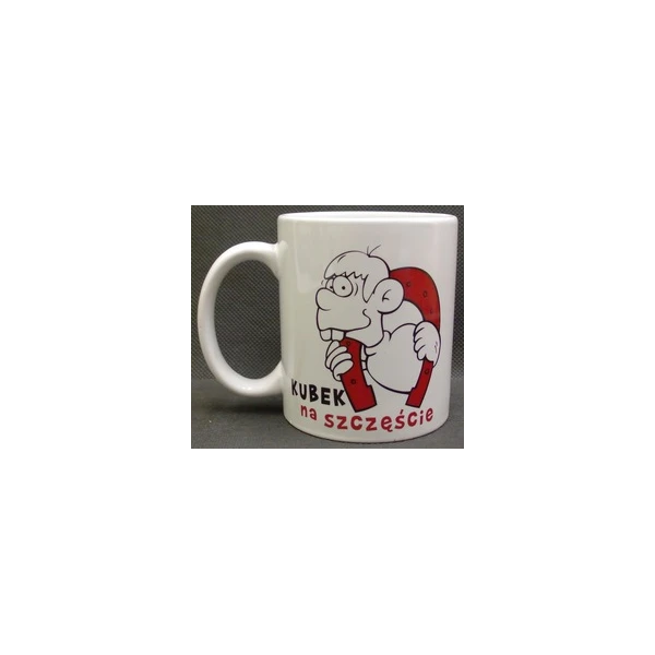 KUBEK PORCELANOWY *SZCZĘŚCIE*