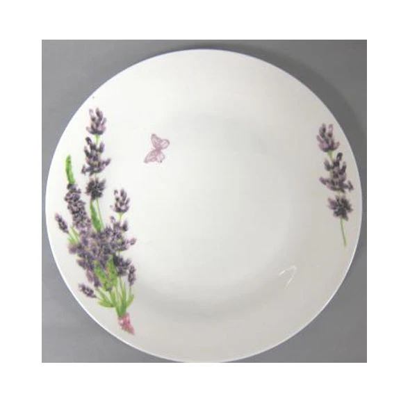 Talerz obiadowy porcelanowy MM Glass Lawenda 23 cm