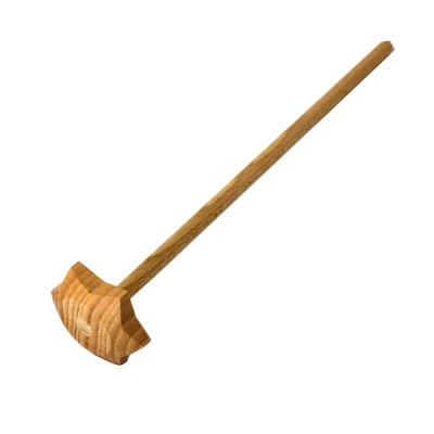 ŁYŻKA MĄTEWKA KUCHENNA DREWNIANA DO MIESZANIA CIĘŻKIEGO CIASTA 30 cm