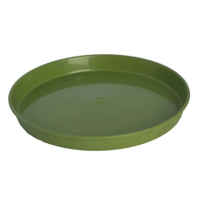 PODSTAWKA DREWNOPODOBNA * 1* ZIELONA OLIWKOWA 17cm