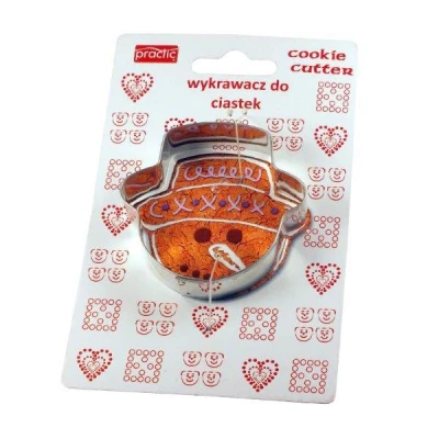 Wykrawacz do ciastek Practic głowa bałwana 6 x 6 x 1,5 cm