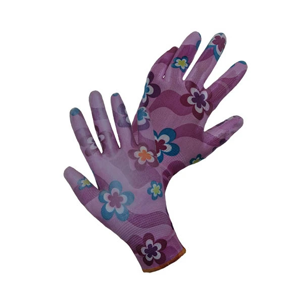 SIL-RĘKAWICE ROBOCZE VIOLET FLOWER *6* /12/