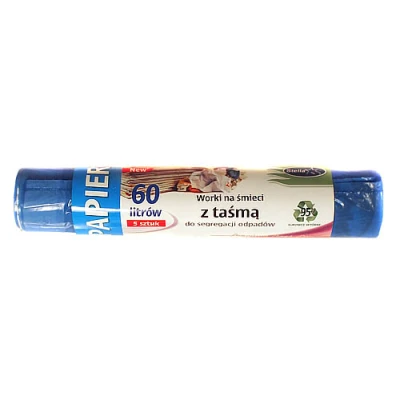 STELLA-WORKI DO SEG. PAPIER 60L A'5 LDPE NIEB.