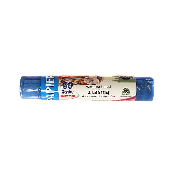 STELLA-WORKI DO SEG. PAPIER 60L A'5 LDPE NIEB.
