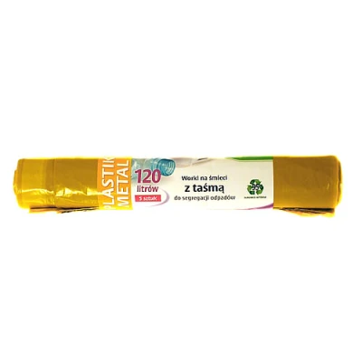 STELLA-WORKI DO SEG. PLASTIK METAL 120L A'5 LDPE ŻÓŁTE
