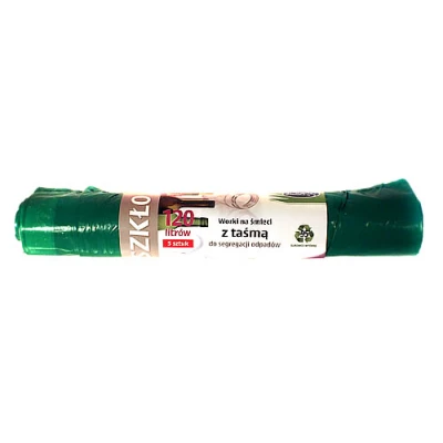 STELLA-WORKI DO SEG. SZKŁO 120L A'5 LDPE ZIELONE