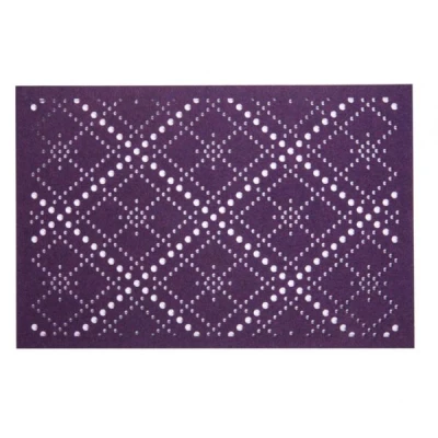 Mata filcowa 45 × 30 cm fiolet Pretty
