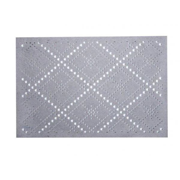 Mata filcowa 45 × 30 cm szara Pretty