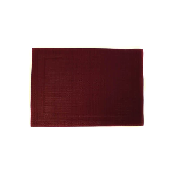 Mata stołowa Ambition 30 x 45 cm PVC/PS kolor wiśniowy