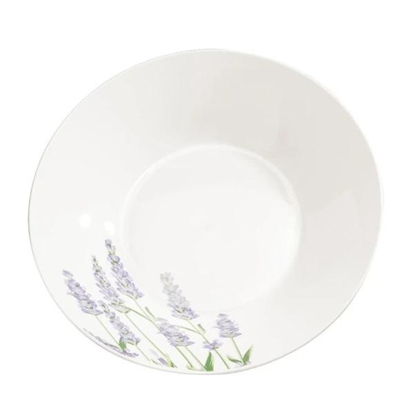 TAD-TALERZ OKRĄGŁY GŁĘBOKI 23CM *LAWENDA*