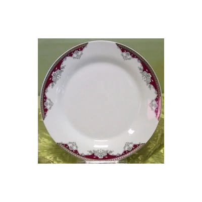 TALERZ DESER 19CM  *BORDO PL.*
