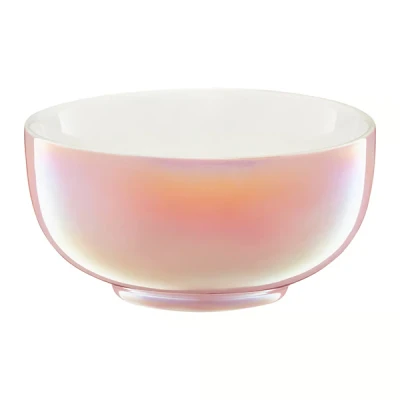 SALATERKA SZKLANA MISECZKA MISKA RÓŻOWA 14CM SZKŁO CERAMICZNA ELEGANCKA