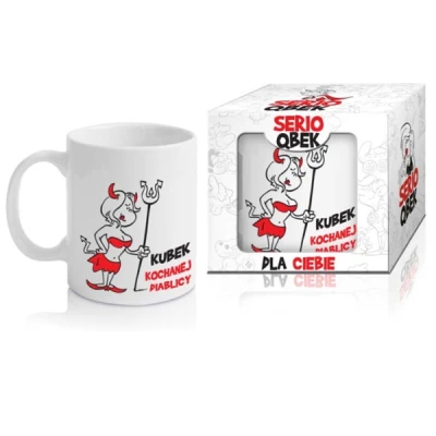 Kubek ceramiczny BGtech Diablica 0,4 l