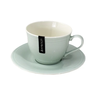 DAJ-SWEET FILIŻANKA 250ML+SPODEK 15,5CM MIĘTOWY 93015/93016